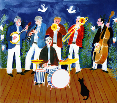 PAPA PIDERS JAZZBAND 11. april kl. 10:00